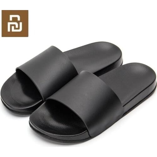 Xiaomi Mijia One Cloud Men Slippers Black White Shoes Non-slip Slides Bathroom Summer Casual Style Soft Sole Flip Smart Flops
