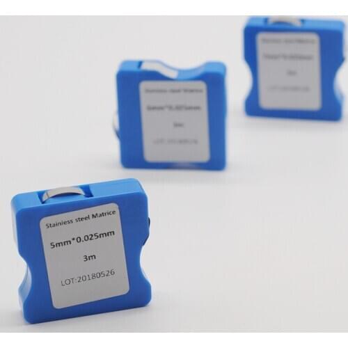 Dental Striproll Stainless Steel Matrix / Matrice Bands Teeth Restoration Dentist Lab Elastic Strips Roll Tools