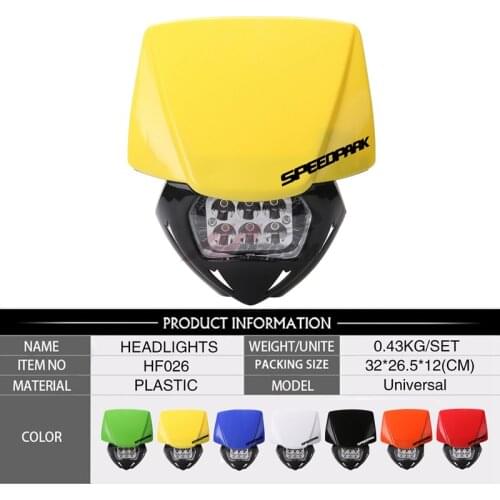 MZOOM LED Headlight For KTM SX F EXC XCF SMR 2014 15 16 In Front of Motorcycle Dirt Bike MX Enduro Supermoto with H4 Lamp