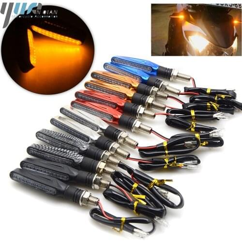 For honda CBR900RR CBR1000RR CBR954RR CB600F HORNET 250 600 900 Universal 12V LED Motorcycle Turn Signal Indicators Lights/Lamp
