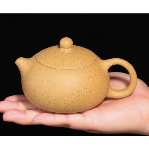WSHYUFEI Yixing purple clay Xi Shi Teapot Authentic Famous Handmade Raw ore Purple Mud Tea pot 210ml Chinese Teaware