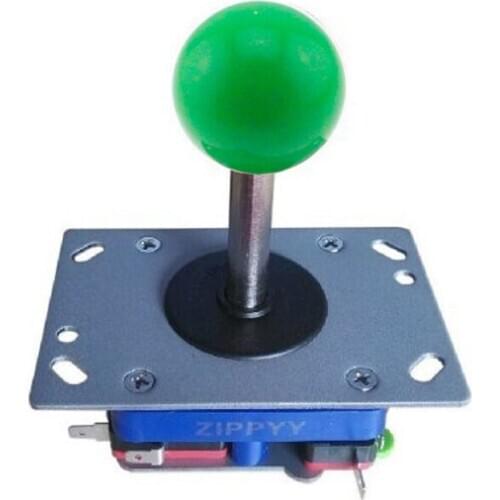 Green Head Classic 2/4/8 way Arcade Game Joystick Ball PacMan Pick A Color Zippy JoyStick Long Shaft