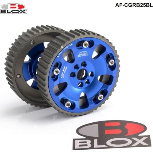 1Pair Adjustable Cam Gear RB20DET RB25DET RB26DET for Nissan Skyline GTR R33 2.5L RB25DET Engine 93-98 AF-CGRB25BL