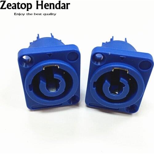 10Pcs High Quality 3 Pin Female Panel PowerCon Stage Light Power Cable Plug Audio Connector at 20A/250V (AC)