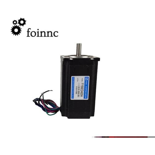 2-Phase Stepper Motor 56 Stepper motor Nema 23 4-lead 4.2A 3NM 100mm for 3D printer for CNC engraving milling machine FY56ED420A