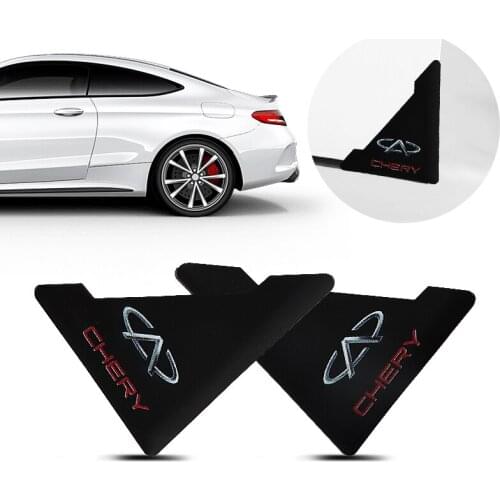 2pcs New Car Door Corner Protective Cover Anti-Collision Anti-Scratch Sticker For Chery Fulwin QQ Tiggo 3 5 T11 A1 A3 A5 Amulet