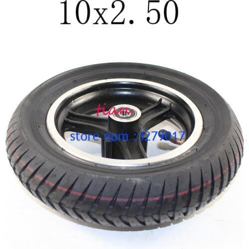2019 Hot Sale 10x2.50 Wheel 10' Hub 10*2.5 Inch Wheel Hub Electric Scooter Inner Tube Outer Tube Explosion-proof Tires