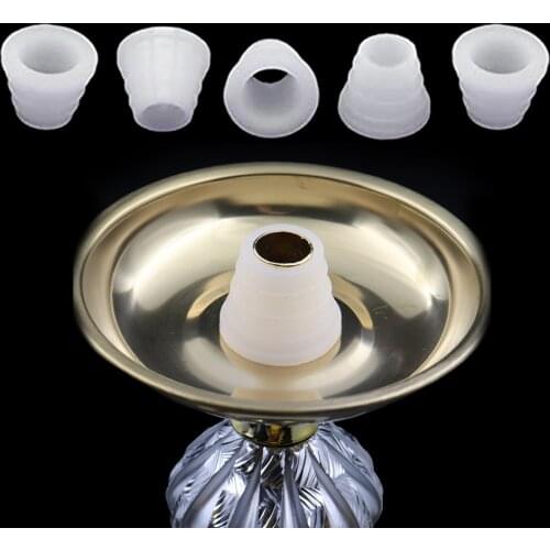 5Pcs Hookah Bowl Grommet Silicone Rubber Seal For Shisha Chicha Hookahs Narguile Completo Nargile Cachimba Smoking Accessories