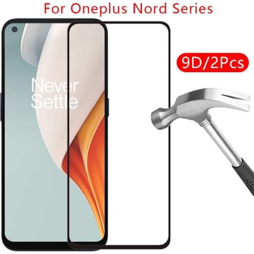 9d screen protector tempered glass case for oneplus nord n10 5g n100 cover on one plus n 10 100 10n 100n protective phone coque