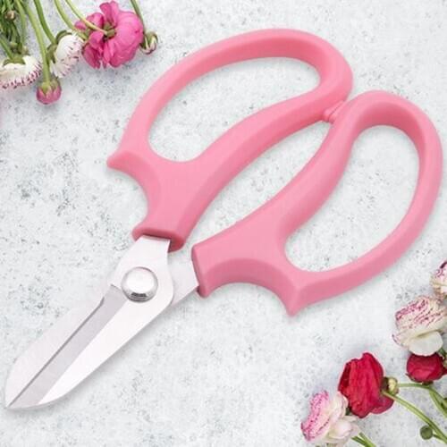 Pulaqi Flower Shop Flower Scissors Flower Arrangement Special Pruning Shears Florist Gardening Scissors Household Plastic Handle