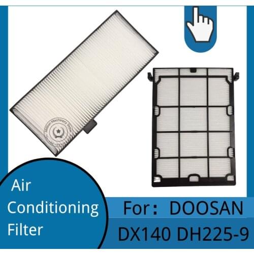 For Air Conditioning Filter Screen of Dooshan DX140 DH225-9 Excavator