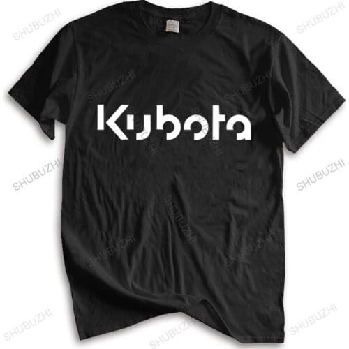Hot sale men brand t shirt summer cotton tshirt Kubota Tractor Vintage Logo S-3XL 100% COTTON Tee drop shipping