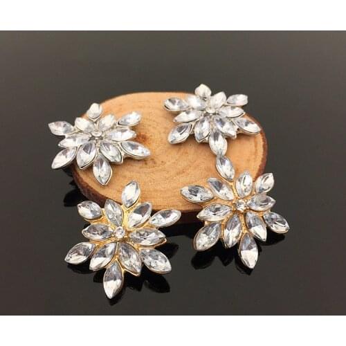 Hot Sale wholesale 20pcs/lot rhinestone Button diamond Wedding Button crystal DIY hair decoration Accessories YC91