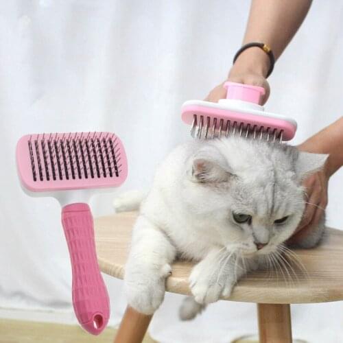 Depilate pet grooming tool dog brush for short hair pet accessories for cat massage comb things for dogs brosse cheveux crepus