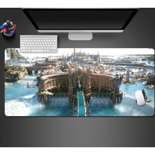Floating City Mouse Pad Gaming Mousepad Gamer Mouse Mat Pad Computer Desk Mouse Play Mats Tapis De Souris Skyrim Gaming Pad