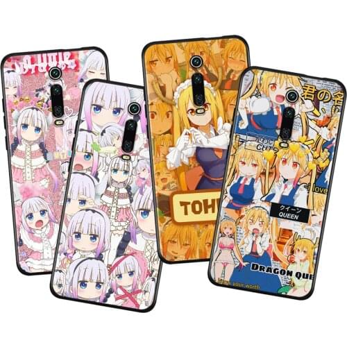 Dragon Maid Anime Cute Silicone Cover For Xiaomi Redmi K40 Gaming K30i K30T K30S K30 Ultra K20 10X Pro Black Phone Case