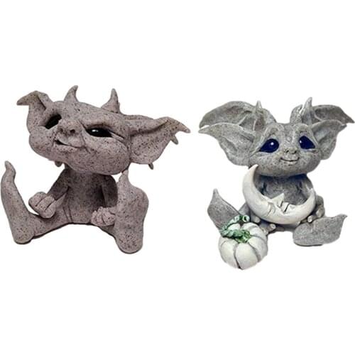 New Baby Goblin Statue Handmake Creatures From A Fantasy World Elf Resin Garden Statue Outdoor Garden Home Decor Figurine