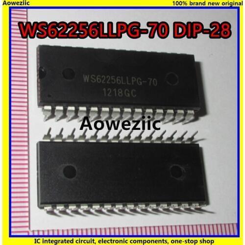 2Pcs/Lot WS62256LLPG-70 DIP-28 Very Low Power / Voltage CMOS SRAM 32K X 8bit IC New Original Product