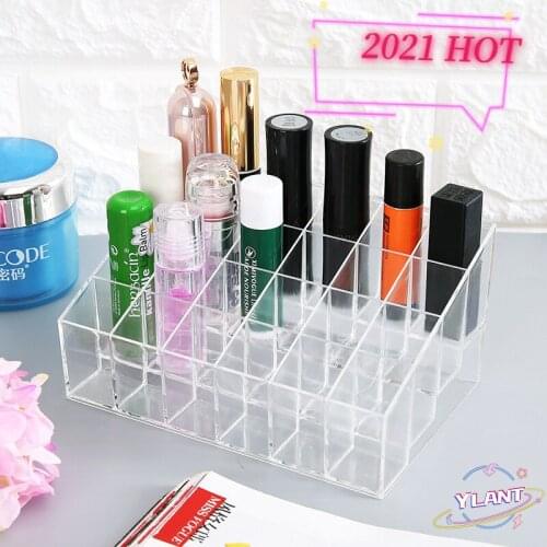 28 Grids Acrylic Makeup Organizer Storage Box Cosmetic Lipstick Jewelry Box Holder Display Stand Make Up Organizer