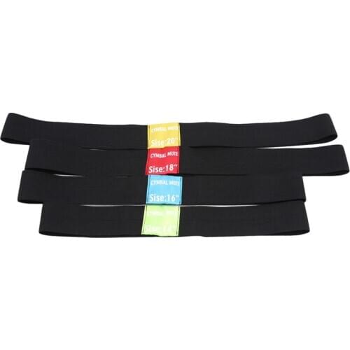 DIY Polyester Drum Set Mute Hi-hat Practice Silencer Dampener Pads Rubber Cymbal/Bass Drum Elastic Silencer Dampener