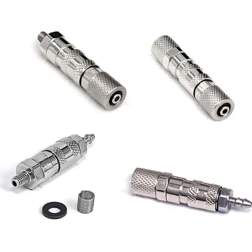 Precision Copper Chrome Plating Metal Tubing Oil Pipe Connector High Pressure Quick Disassembly Adapter Nozzle