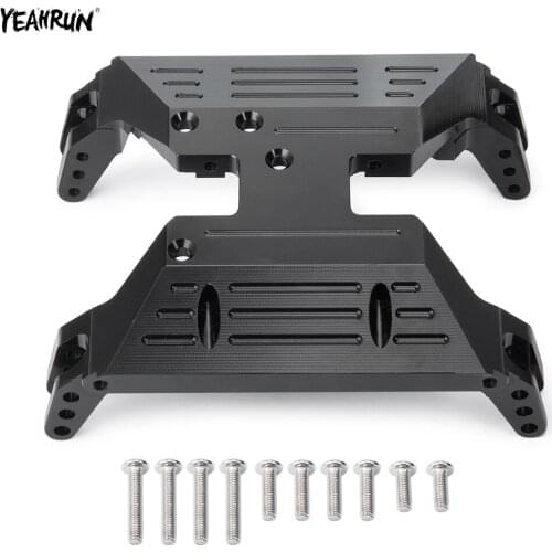 YEAHRUN RC Racing Center Gearbox Mount Base Bottom Skid Plate For 1/10 Axial SCX10 AXI03004(Capra) RC Crawler Car Upgrade Parts