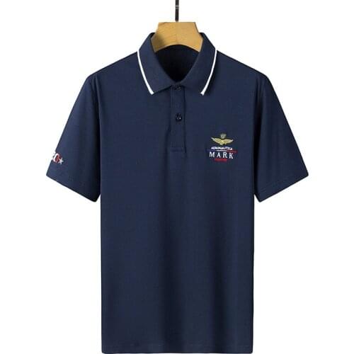 2021Customized with own logo trend Korean shirt collar short sleeve Polo shirt oversized t-shirt casual t shirt lapel clothes