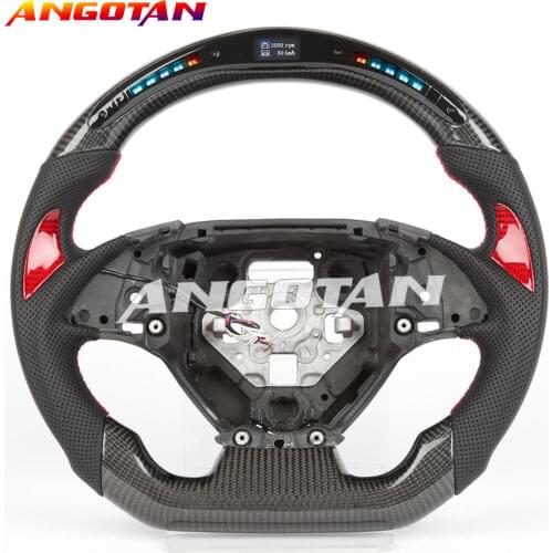 Sports Steering Wheel 100% Carbon Fiber Steering Wheel Fit For Chevrolet Camaro 2011 2012 2015-2017RS