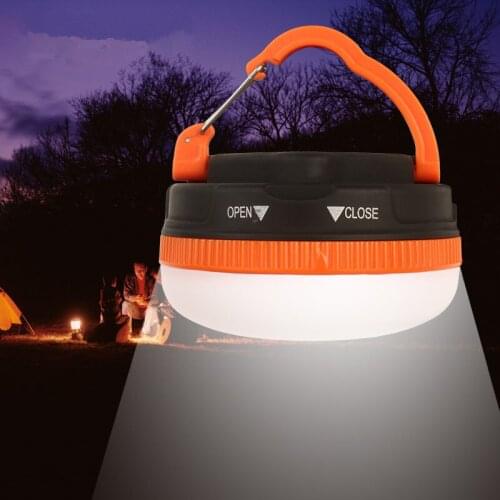 LED Lantern Portable Camping Light Outdoor Tent Light With USB Restractable Hook For Backpacking Hiking Home Emergency Lamp