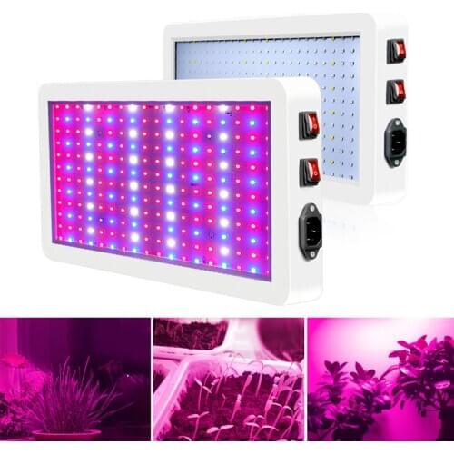 LED Grow Light Full Spectrum 410-730nm 1000W 1200W Phyto Growth Lamp Indoor Phytolamp for Plants Flower Veg Greenhouse Grow Tent