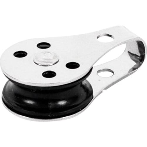 Stainless Steel Single Pulley Rope Block for Kayak Canoe Boat Ship