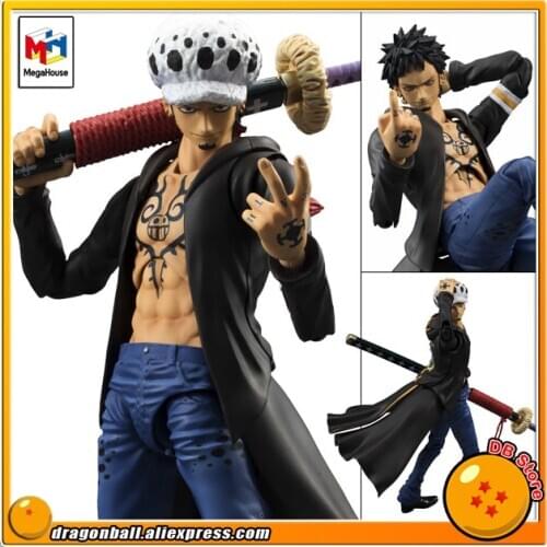 Japanese Anime "ONE PIECE" Original MegaHouse (MH) Variable Action Heroes / VAH Action Figure - Trafalgar Law