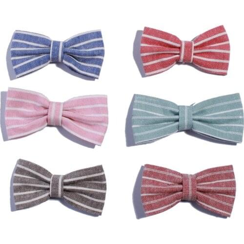 10PCS 7CM New U Pick Hemp Hair Bows DIY Hair Ribbon For Sewing Craft Hair Accessories