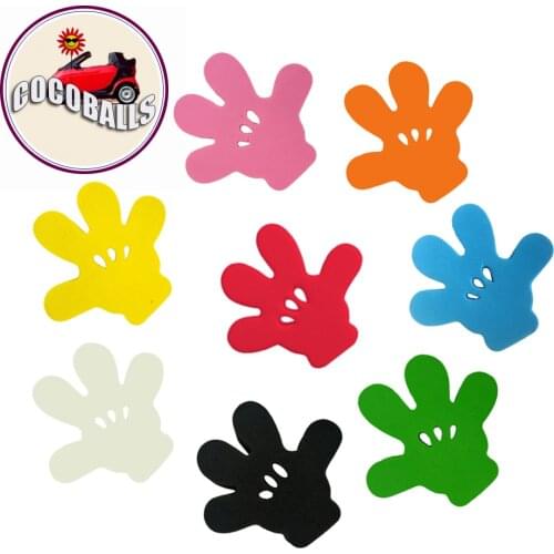 Cocoballs 10pcs mixed lovely hand toppers car antenna ball decoration red/purple/pink/yellow/white/black/green/orange/blue