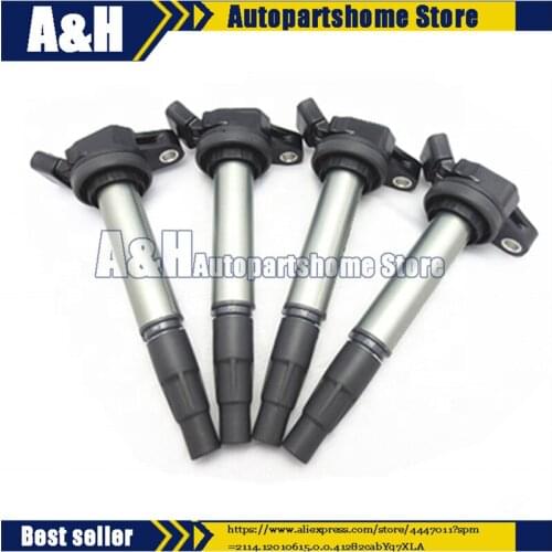 4Pcs 9091902252 Ignition Coil Auto For Toyota Auris Corolla Matrix Prius IM xD 1.8L 9091902258 UF-596 C1714 UF619 90919-C2005