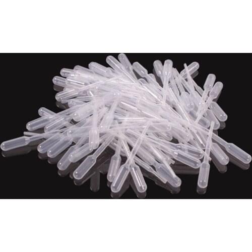 500 Pieces 0.2 ml Capacity Disposable Graduated Transfer Pipettes Dropper Polyethylene