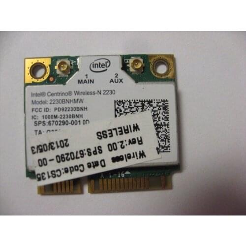 Wireless Adapter Card for Intel Centrino Wireless-N 2230+ BLUETOOTH WIFI MINI Pcie CARD 670290-001 For HP COMPAQ