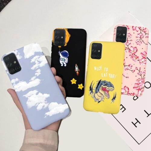 Cover For Samsung Galaxy A51 Case Soft Silicone Back Cover For Samsung A51 SM-A515F A515 A 51 Cartoon Panda Pattern Phone Cases