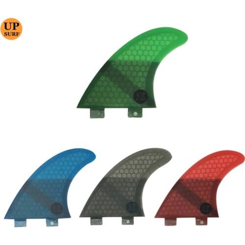 Surf Double Tabs Fins S/M/L/UK2.1 Surfboard Fin Honeycomb Fibreglass Fins Double Tabs Quilhas Fins upsurf logo
