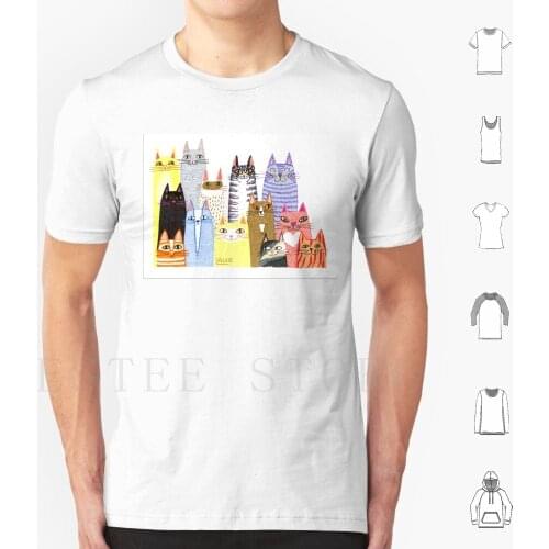 Cat Curiosity T Shirt Print Cotton Lau Laurence Marie Bilodeau Yellowknife Northwest Territories Canada 2019 Original Ink Cat