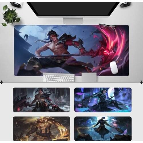 Lock Edge League of Legends Kayn Gaming Mouse Pad Gamer Keyboard Maus Pad Desk Mouse Mat Game Accessories For Overwatch