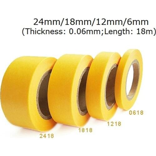 Model Gundam Paint Cover Model Special Masking Tape Hobby Painting Tools 6mm 12mm 18mm 24mm 4 Rolls GJSS34