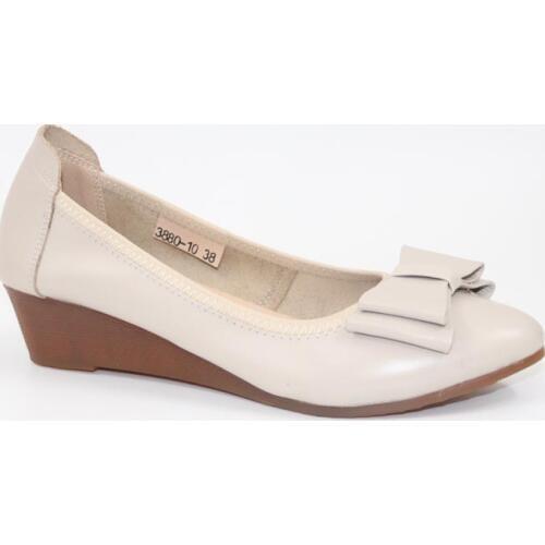 New style of leatherbow and tiecomfortable slope and womens shoesSlope heel comfortable mothers shoesGenuine leather shoes