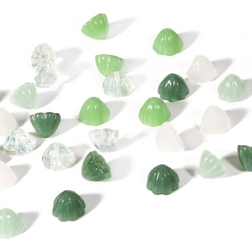 Wholesale 2020 New 10pcs/lot Glazed Petals Antique Beads 10x7mm For Jewelry Making Bracelet Necklace DIY Jewelry Accessories