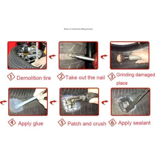 50LC Cold Tire Patches 32mm 42mm 55mm 75mm Rubber Car Bicycle Bike Puncture Patch Tyre Repair Tools 150/100/64/36 Sheets