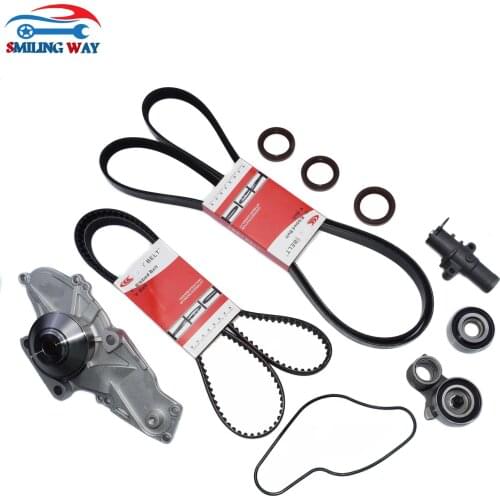 Timing Belt Roller Adjuster Idler Chain Tensioner & Water Pump & Seals For Honda Accord Odyssey Pilot Ridgeline Acura MDX RL TL