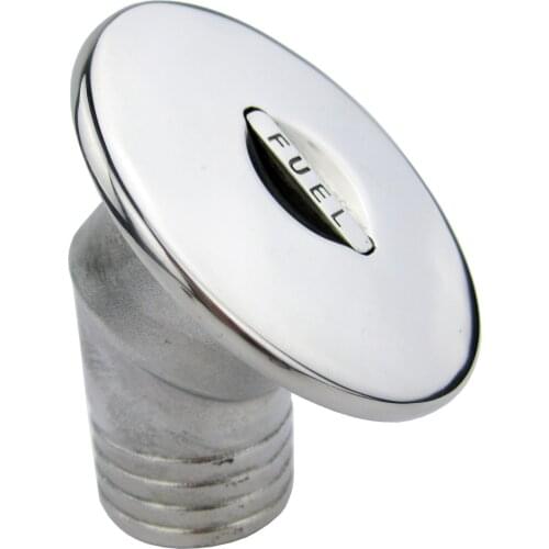 Angled Deck Filler Lift Right 1-1/2" 38mm Stainless Steel Marine Boat Yacht Hardware Deck Fuel Filler