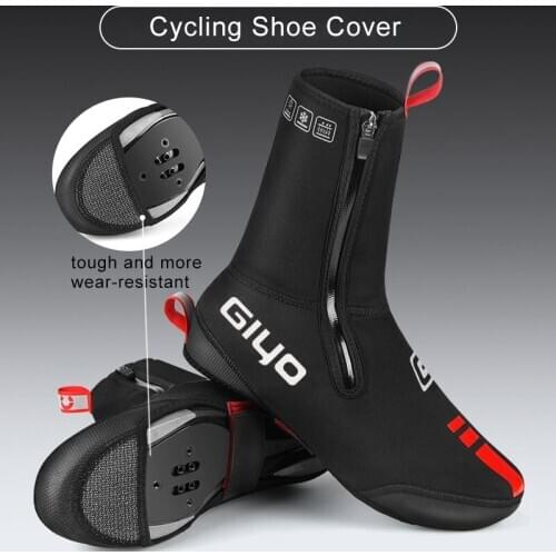 Thicken Male Female bicycle riding shoe cover mountain road bike windproof and waterproof lock shoe cover for Bicycle Riders