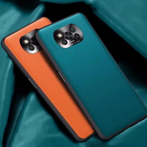 Lens protection phone case For POCO X3 Pro case POCO F3 Plain skin smartphone cover for POCO X3 NFC X3