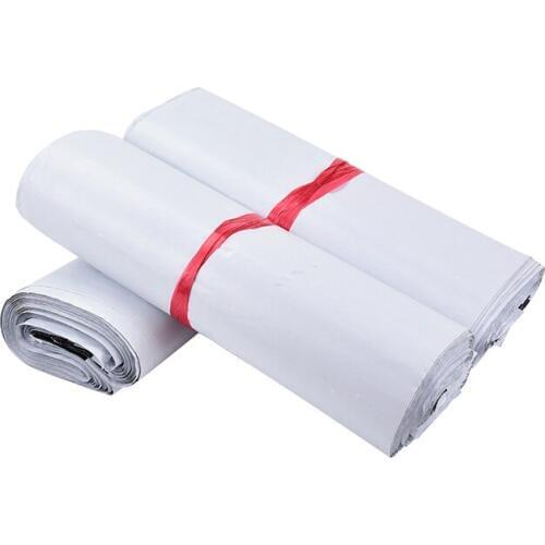 100PCS/LOT White Self-seal Adhesive bags Storage Bags Plastic Logistics waterproof Postal Shipping Mail Bags express packing bag